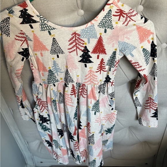 Hanna Andersson Other - Hanna Andersson Pink and Blue Tree Print Dress